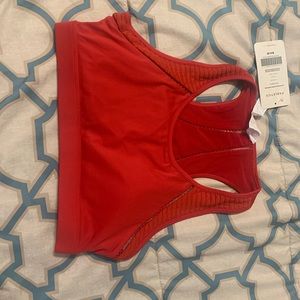 Red Sports Bra